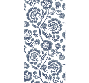 Papier peint couloir motifs gris élégants - TenStickers