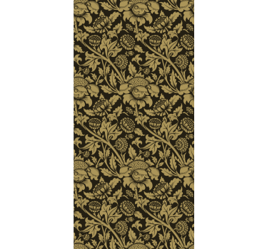 Papier peint couloir motif beige classique - TenStickers