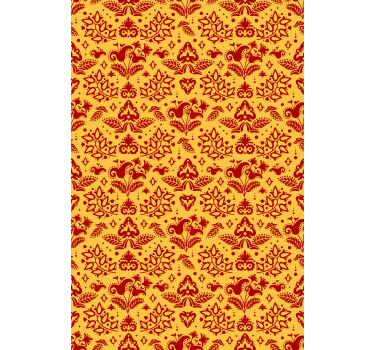Papier peint couloir motif botanique - TenStickers
