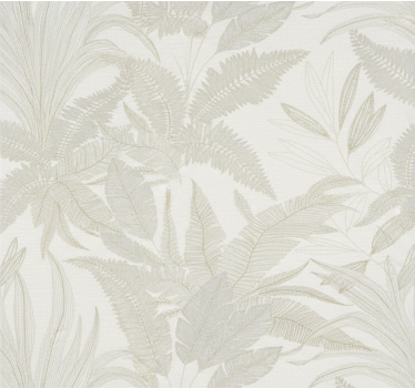 Papier peint chambre adulte motif botanique beige - TenStickers