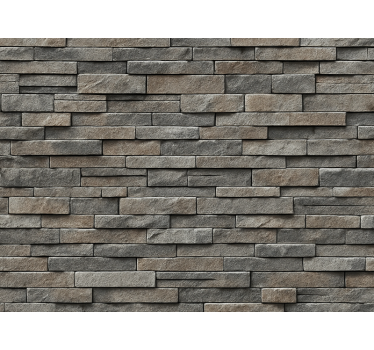 Papier peint pierre pierre de ledge naturelle - TenStickers