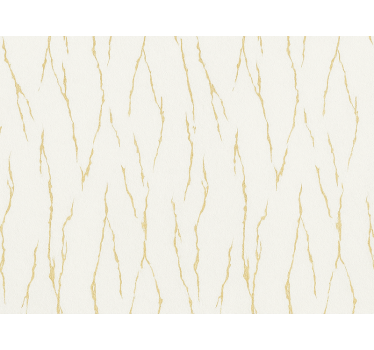 Papier peint chambre adulte marbre blanc avec or - TenStickers
