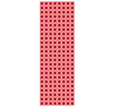 Papier peint chambre motif géométrique à pois - TenStickers