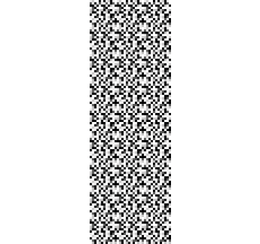 Papier peint chambre design carré noir et blanc - TenStickers