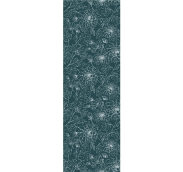 Papier peint chambre fleurs blanches grandmillenial - TenStickers