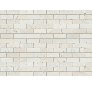 Papier peint industriel briques claires - TenStickers