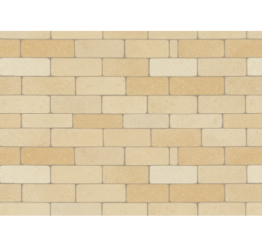 Papier peint pierre briques jaunes beiges - TenStickers