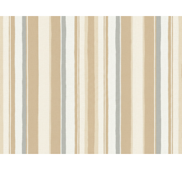 Papier peint ligne verticale blanc beige fermette - TenStickers