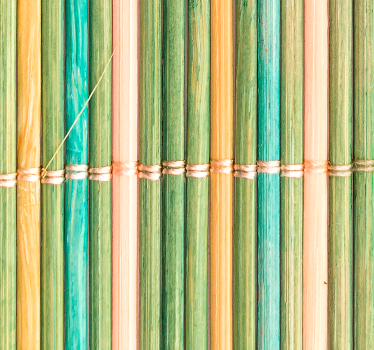 Papier peint texturé bambou fin - TenStickers