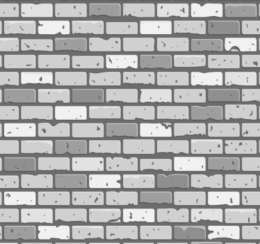 Papier peint effet brique Briques de béton - TenStickers