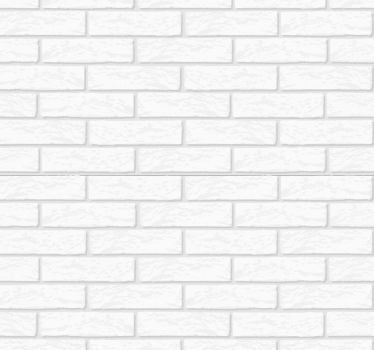 Papier peint brique blanche - TenStickers