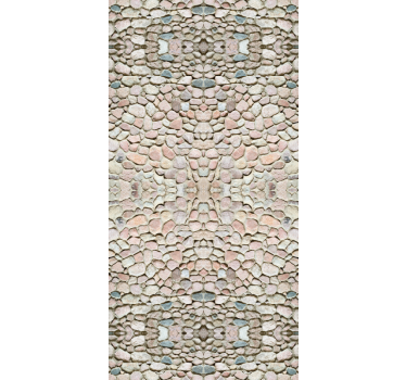 Papier peint pierre Texture de pierre rustique - TenStickers