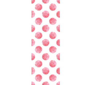 Papier peint cercles texture en pointillé - TenStickers