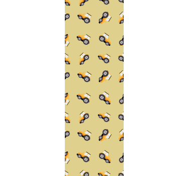 Tapisserie chambre Bois de tracteur - TenStickers