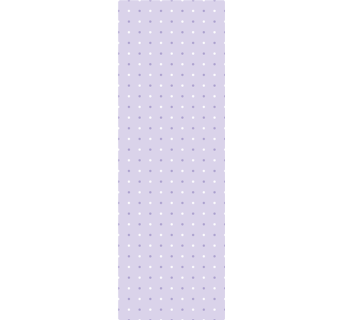 Papier peint avec rond sticker de points violet et blanc - TenStickers