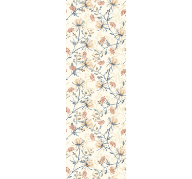 Papier peint pour chambre adulte Impression de fleurs vintage - TenStickers