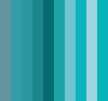 Papier peint rayures Rayures aux couleurs turquoises - TenStickers