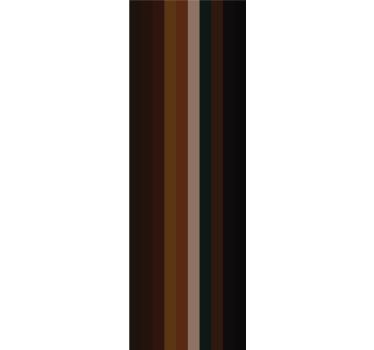 Papier peint rayures Rayures verticales de couleur marron noir - TenStickers