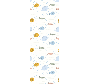 Papier peint poissons motif aquatique - TenStickers