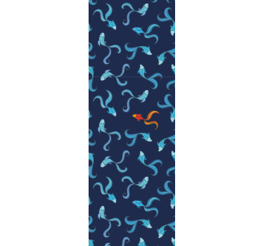 Papier peint poissons modèles de faune aquatique - TenStickers