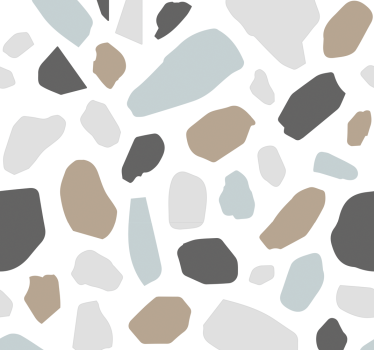Papier peint pierre terrazo gris - TenStickers