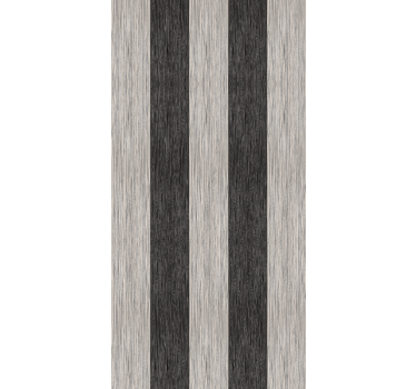 Papier peint rayures Effet bois noir et gris - TenStickers