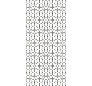 Papier peint graphique Cubes de bordure de style nordique - TenStickers