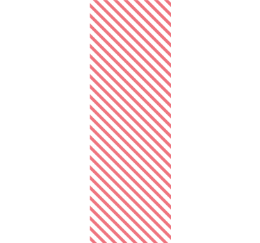 Papier peint lignes horizontales harmonie des rayures bonbon - TenStickers