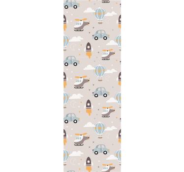 Papier peint moderne design illustration mignonne pour enfants - TenStickers