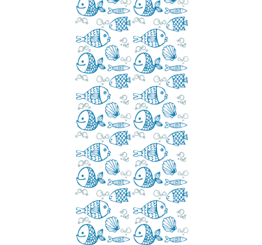 Papier peint poissons amis aquatiques - TenStickers