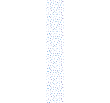 Papier peint cercles motif à pois bleus - TenStickers