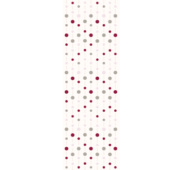 Papier peint cercles motif à pois élégant - TenStickers