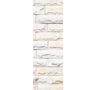 Papier peint briques façade en fausse brique - TenStickers