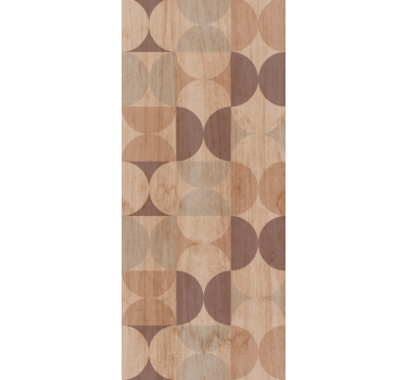 Papier peint cercles motif de cercle géométrique - TenStickers