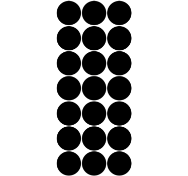 Papier peint cercles motif circulaire noir chic - TenStickers