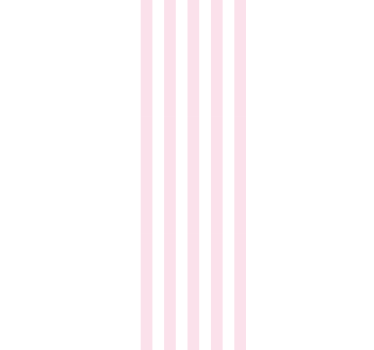 Papier peint rayures motif minimaliste rose et blanc - TenStickers