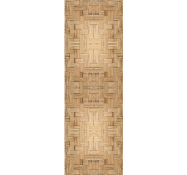 Papier peint imitation bois Effet bois tressé - TenStickers