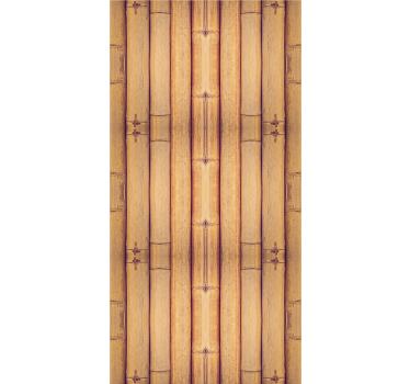 Papier peint imitation bois Effet de texture de bois de bambou - TenStickers