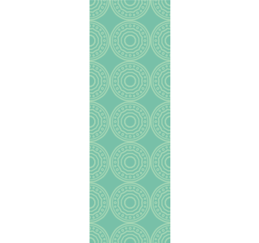 Papier peint cercles vibrations à motifs circulaires - TenStickers