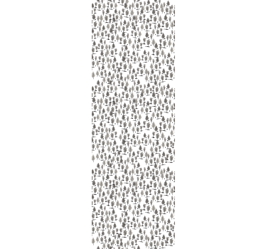 Papier peint pour chambre adulte Modèle de petit arbre - TenStickers