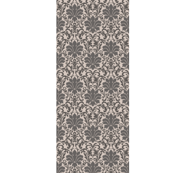 Papier peint chambre adulte style victorien gris et crème - TenStickers