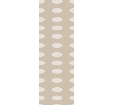 Papier peint cercles motif ovale - TenStickers