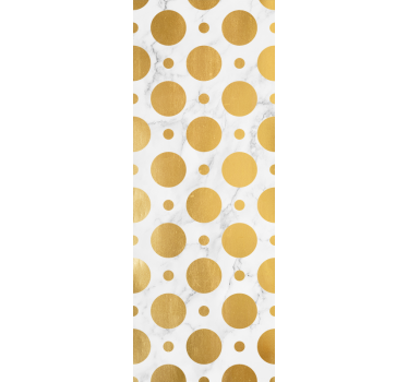 Papier peint chambre Points de marbre doré - TenStickers