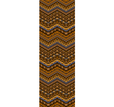 Papier peint graphique Style africain de modèle tribal - TenStickers