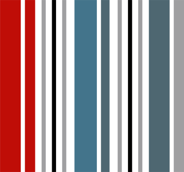 Papier peint ligne verticale bleu et rouge - TenStickers