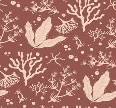 Papier peint terracotta usines sous-marines - TenStickers