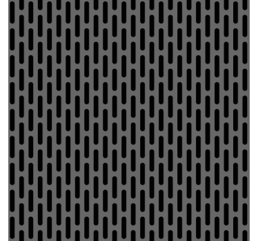Papier peint chambre ado grille effet métal noir - TenStickers