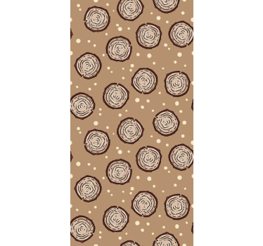 Papier peint texturé contour de la forêt - TenStickers