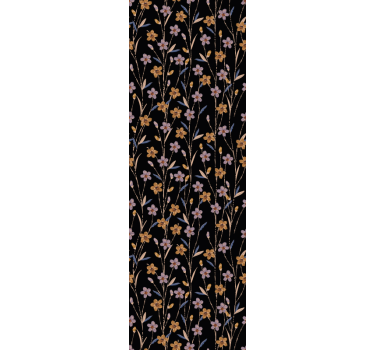 Papier peint fleur moderne Pré de fleurs - TenStickers
