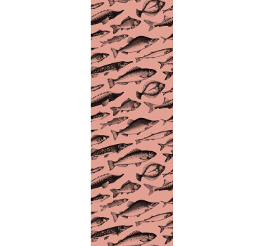 Papier peint déco Diverses sortes de poissons - TenStickers